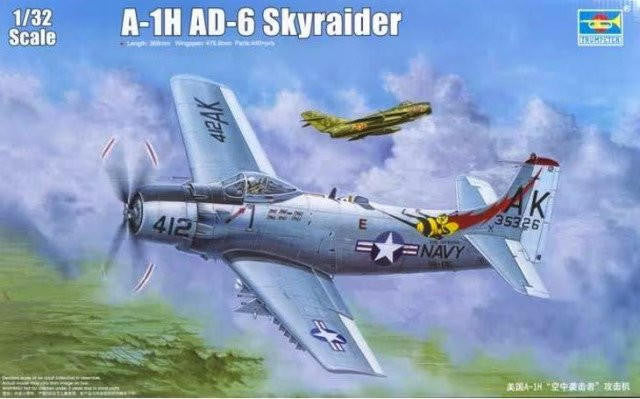 Trumpeter 1/32 A-1H Skyraider 2253